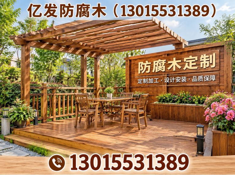 荥阳市郑州防腐木厂家展示图