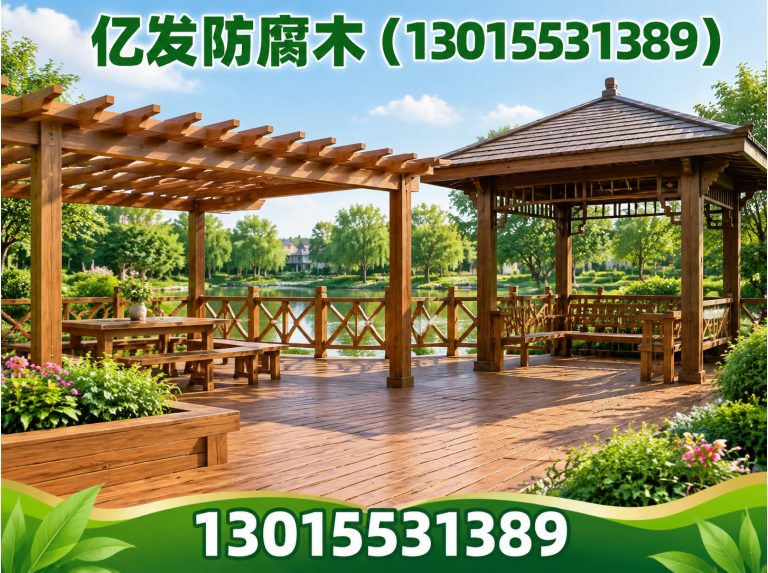 荥阳市亿发防腐木展示图
